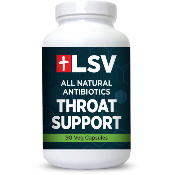 LSV All Natural Antibiotic Throat Support